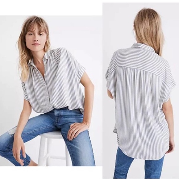 Madewell Tops - Madewell Central Shirt In Dalton Stripes